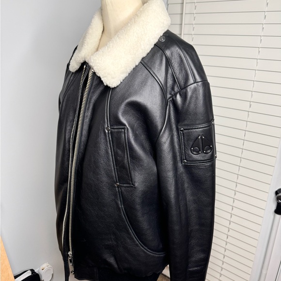 Moose knuckle leather bomber - Picture 3 of 16